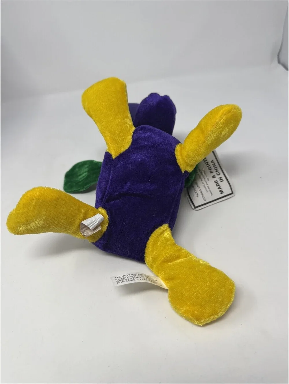 Mardi Gras Dog Plush With Tag